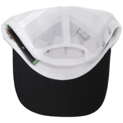 Crest X Bureo MP Trucker Snapback Baseball Cap - Black -ChicHeadwear Haven 462750