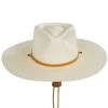 Vintage Couture Canyon Moon Palm Straw Rancher Fedora Hat -ChicHeadwear Haven 463115