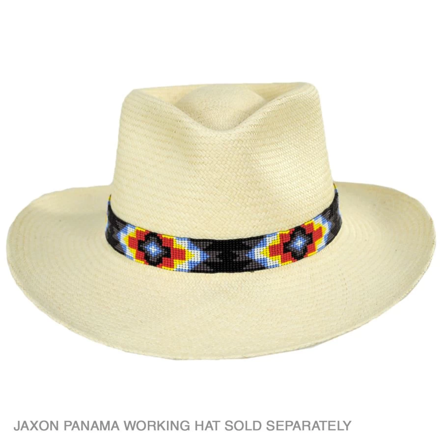 Diamond Geo Beaded Hat Band 3 Diamond Geo Beaded Hat Band