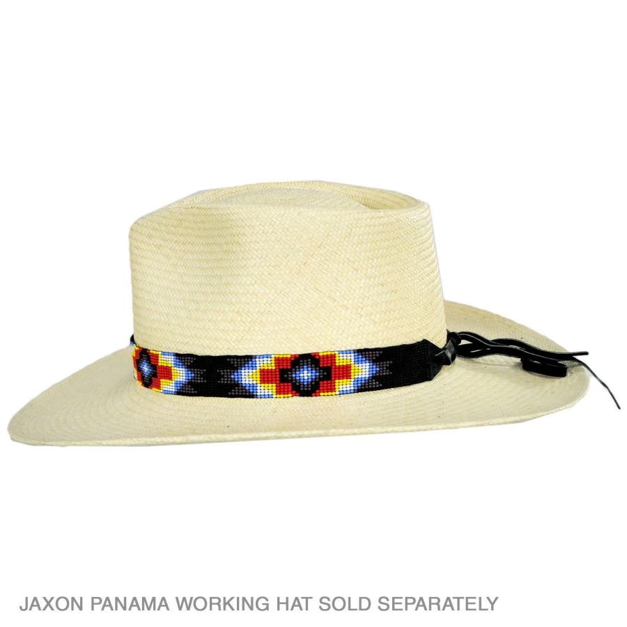 Diamond Geo Beaded Hat Band 4 Diamond Geo Beaded Hat Band - Image 2