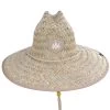 Mocha Straw Lifeguard Hat