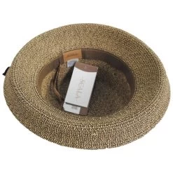 Scala Hera Toyo Straw Kettle Edge Sun Hat -ChicHeadwear Haven 465210