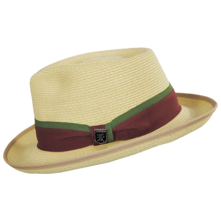 Pacetti Polybraid Toyo Straw Fedora Hat 4 Pacetti Polybraid Toyo Straw Fedora Hat - Image 2