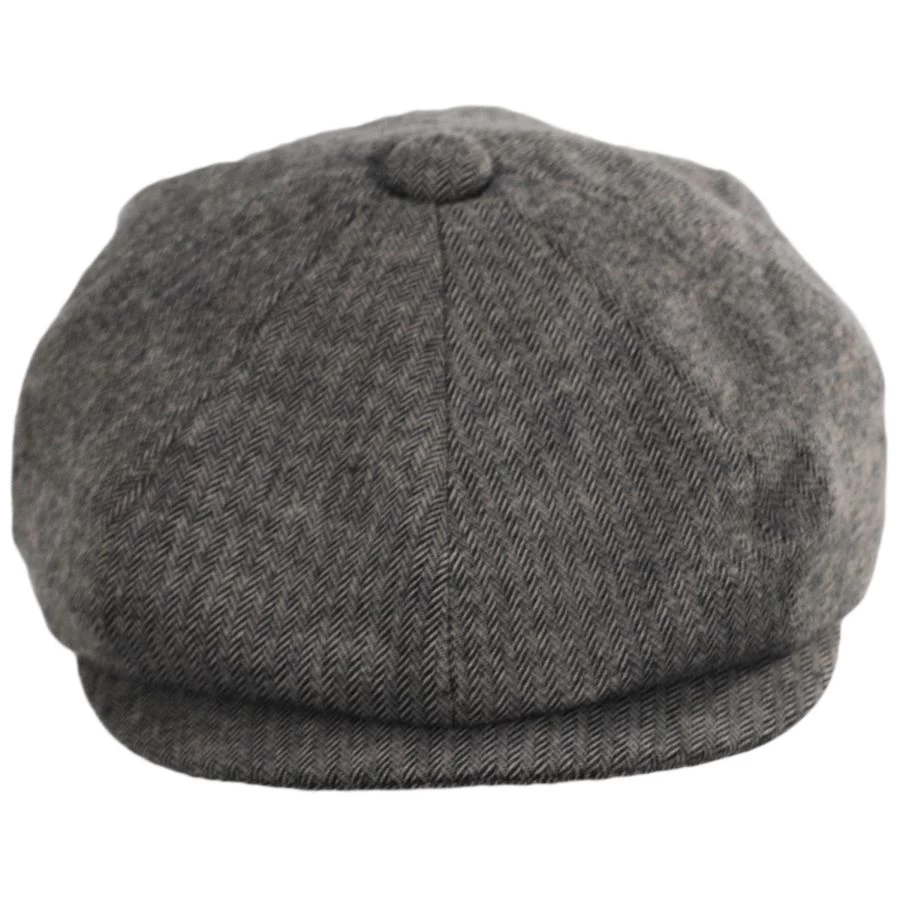 Cardiff Cotton Herringbone Newsboy Cap 3 Cardiff Cotton Herringbone Newsboy Cap