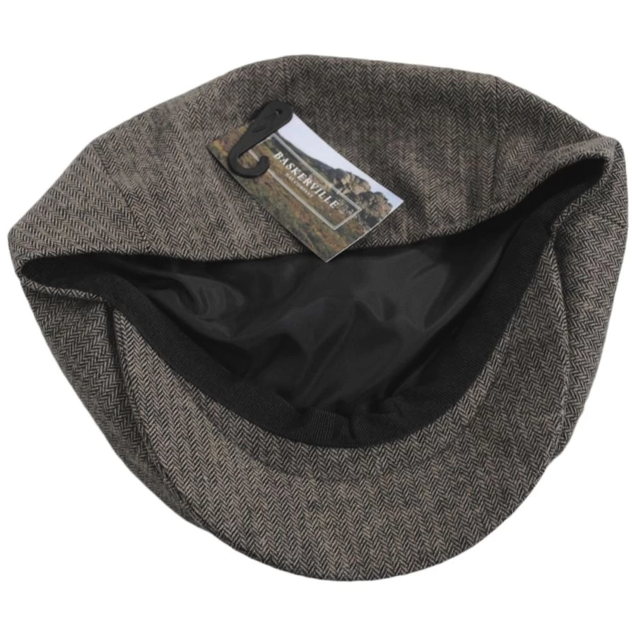 Cardiff Cotton Herringbone Newsboy Cap 5 Cardiff Cotton Herringbone Newsboy Cap - Image 3