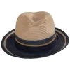Rodano Poly Braid Two Tone Fedora Hat