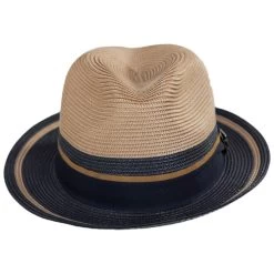 Rodano Poly Braid Two Tone Fedora Hat