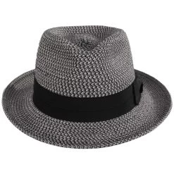 Scala Marton Toyo Straw Fedora Hat