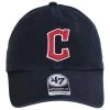 '47 BRAND Cleveland Guardians MLB Clean Up Strapback Baseball Cap Dad Hat 2 '47 BRAND Cleveland Guardians MLB Clean Up Strapback Baseball Cap Dad Hat -ChicHeadwear Haven 466488