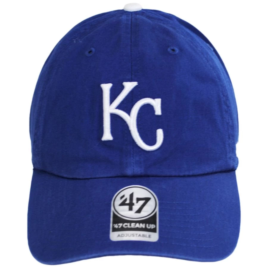 '47 BRAND Kansas City Royals MLB Clean Up Strapback Baseball Cap Dad Hat 3 '47 BRAND Kansas City Royals MLB Clean Up Strapback Baseball Cap Dad Hat