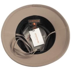 Stetson Clipper Brushed Microfiber Safari Fedora Hat -ChicHeadwear Haven 466949