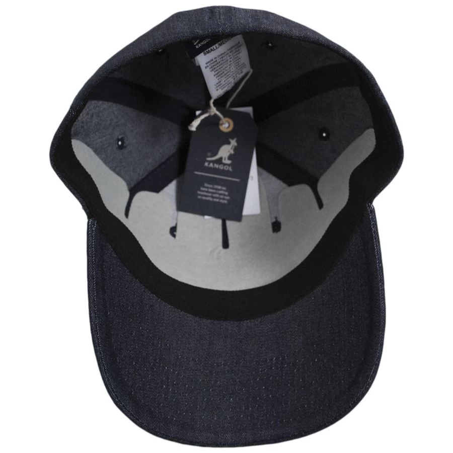 Kangol Logo Denim FlexFit Fitted Baseball Cap 5 Kangol Logo Denim FlexFit Fitted Baseball Cap - Image 3
