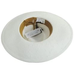 Gianna Shantung Straw Fedora Hat -ChicHeadwear Haven 467459