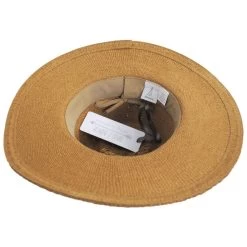 Yellow Feather Toyo Straw Rancher Fedora Hat -ChicHeadwear Haven 467528