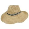 Lainey Crochet Raffia Straw Western Hat -ChicHeadwear Haven 467582