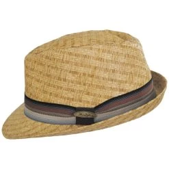 Panama Jack Bonito Toyo Straw Fedora Hat -ChicHeadwear Haven 468162
