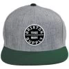 Oath III Snapback Baseball Cap - Gray And Green -ChicHeadwear Haven 468426