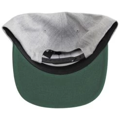 Oath III Snapback Baseball Cap - Gray And Green -ChicHeadwear Haven 468432