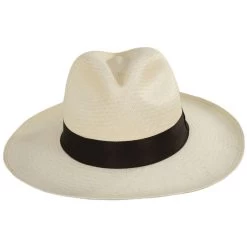 Grade 10 Panama Straw Clasico Center Pinch Fedora Hat