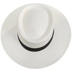 Grade 10 Panama Straw Gambler Hat -ChicHeadwear Haven 468875