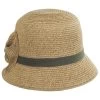 Toyo Straw Bow Cloche Hat -ChicHeadwear Haven 469160