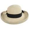 Toyo Straw Backbow Packable Roller Hat