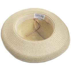Toyo Straw Backbow Packable Roller Hat -ChicHeadwear Haven 469175