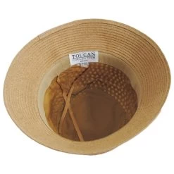 Toyo Straw Button Band Cloche Hat -ChicHeadwear Haven 469193