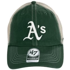 '47 BRAND Oakland A's Trawler 47 Mesh Clean Up Baseball Cap