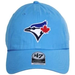'47 BRAND Toronto Blue Jays MLB Clean Up Strapback Baseball Cap Dad Hat