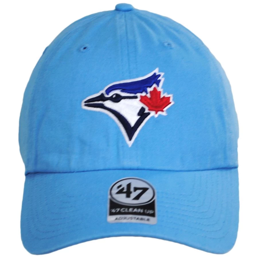 '47 BRAND Toronto Blue Jays MLB Clean Up Strapback Baseball Cap Dad Hat 3 '47 BRAND Toronto Blue Jays MLB Clean Up Strapback Baseball Cap Dad Hat