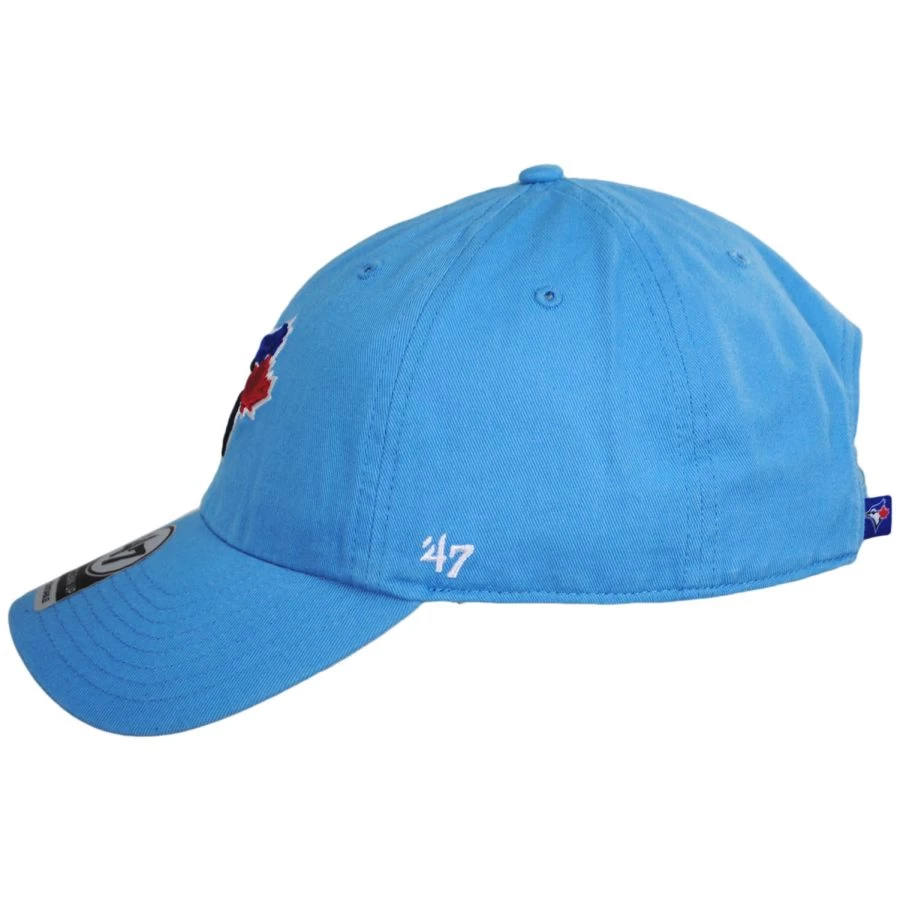 '47 BRAND Toronto Blue Jays MLB Clean Up Strapback Baseball Cap Dad Hat 4 '47 BRAND Toronto Blue Jays MLB Clean Up Strapback Baseball Cap Dad Hat - Image 2