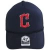 '47 BRAND Cleveland Guardians MLB Foam Mesh Trucker Snapback Baseball Cap -ChicHeadwear Haven 470453