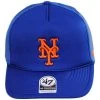 '47 BRAND New York Mets MLB Foam Mesh Trucker Snapback Baseball Cap -ChicHeadwear Haven 470507
