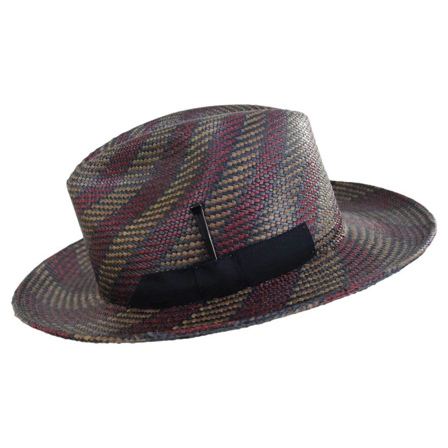 Bailey Giles Panama Straw Fedora Hat 4 Bailey Giles Panama Straw Fedora Hat - Image 2