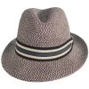 Bailey Salem Braided Toyo Straw Fedora Hat -ChicHeadwear Haven 470966