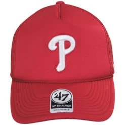 '47 BRAND Philadelphia Phillies MLB Foam Mesh Trucker Snapback Baseball Cap