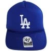 '47 BRAND Los Angeles Dodgers MLB Foam Mesh Trucker Snapback Baseball Cap -ChicHeadwear Haven 471108