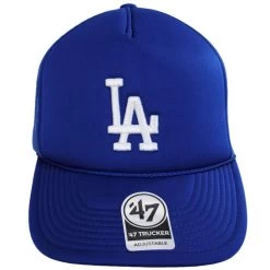 '47 BRAND Los Angeles Dodgers MLB Foam Mesh Trucker Snapback Baseball Cap