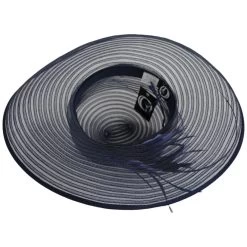 Grace Horsehair And Feathers Dress Hat -ChicHeadwear Haven 471428