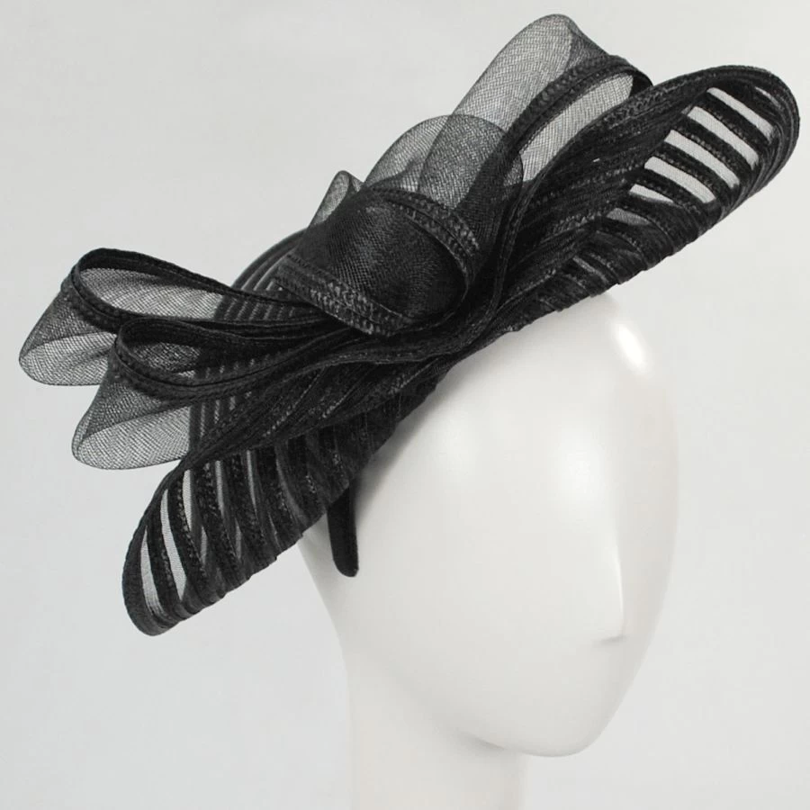 Daphne Poly Braid Disc Fascinator Hat 4 Daphne Poly Braid Disc Fascinator Hat - Image 2
