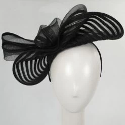 Mabel Poly Braid And Horsehair Pinch Disc Fascinator Hat