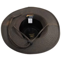 Officially Licensed Weathered Cotton Blend Outback Hat -ChicHeadwear Haven 471554