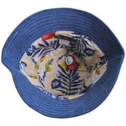 Panama Jack Fantasia Denim Bucket Hat -ChicHeadwear Haven 471572