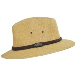 Panama Jack Seadragon Toyo Straw Safari Fedora Hat -ChicHeadwear Haven 471587