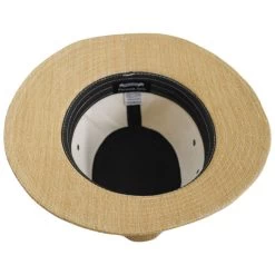 Panama Jack Seadragon Toyo Straw Safari Fedora Hat -ChicHeadwear Haven 471590