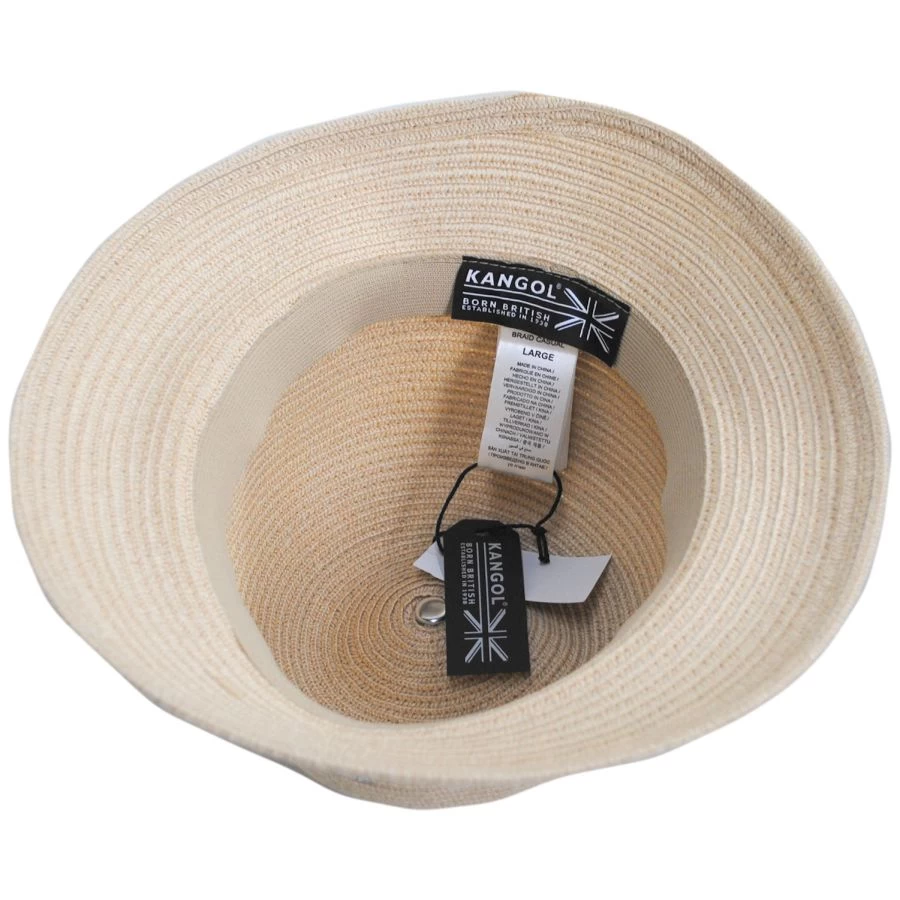 Kangol Linen Blend Braid Casual Bucket Hat 5 Kangol Linen Blend Braid Casual Bucket Hat - Image 3