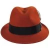 Bailey Tino Wool LiteFelt Trilby Fedora Hat - Rust -ChicHeadwear Haven 471869