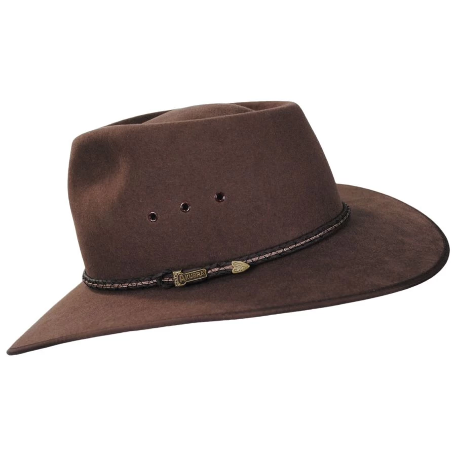 Cattleman Fur Felt Australian Western Hat 4 Cattleman Fur Felt Australian Western Hat - Image 2