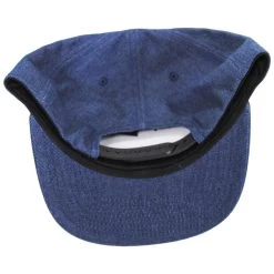 Oath III Cotton Snapback Baseball Cap - Denim Blue 7 Oath III Cotton Snapback Baseball Cap - Denim Blue -ChicHeadwear Haven 473171